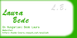 laura bede business card